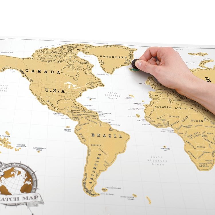 Produktbild: SCRATCH MAP Rubbel-Weltkarte