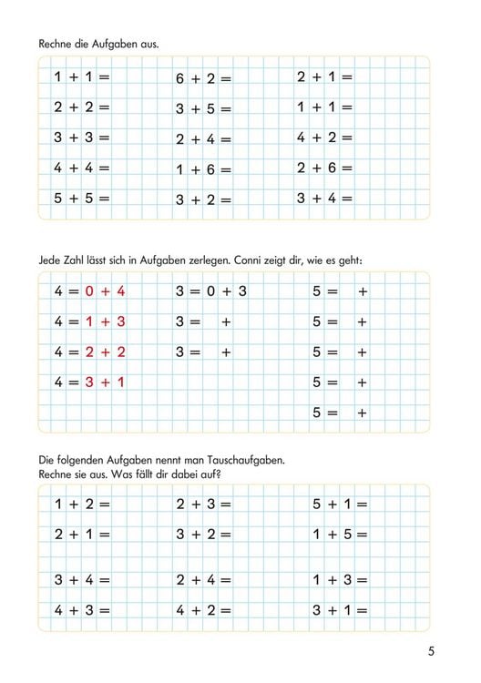 Produktbild: Conni Gelbe Reihe (Besch&auml;ftigungsbuch): Conni Erstes Rechnen