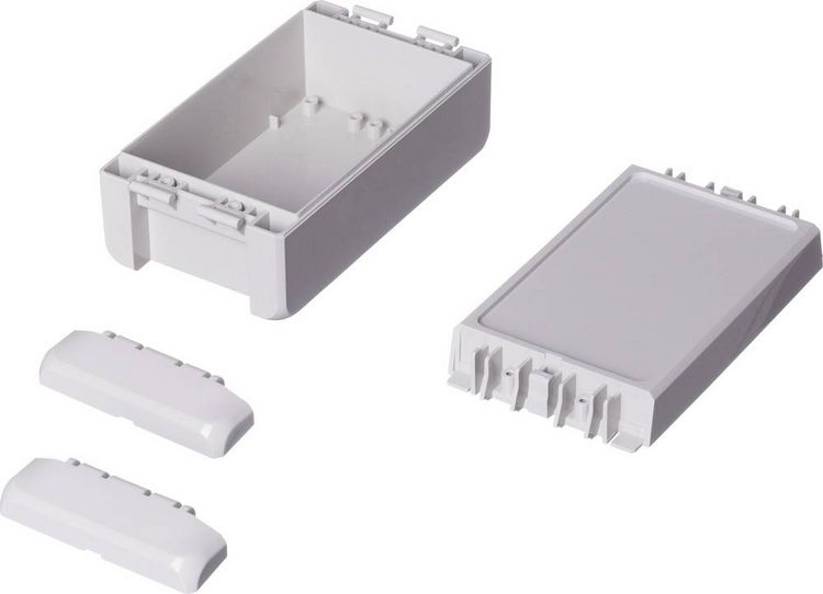 Produktbild: Bopla Bocube B 140806 ABS-7035 96033125 Industrie-Geh&auml;use 80 x 151 x 60 ABS Lichtgrau (RAL 7035) 1 St.