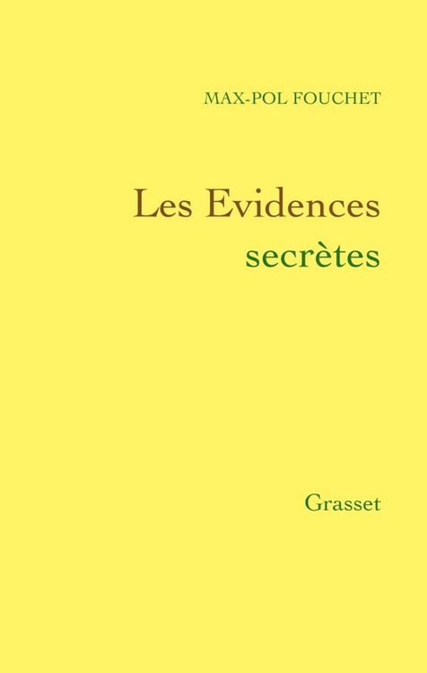 Produktbild: Les &Eacute;vidences secr&egrave;tes