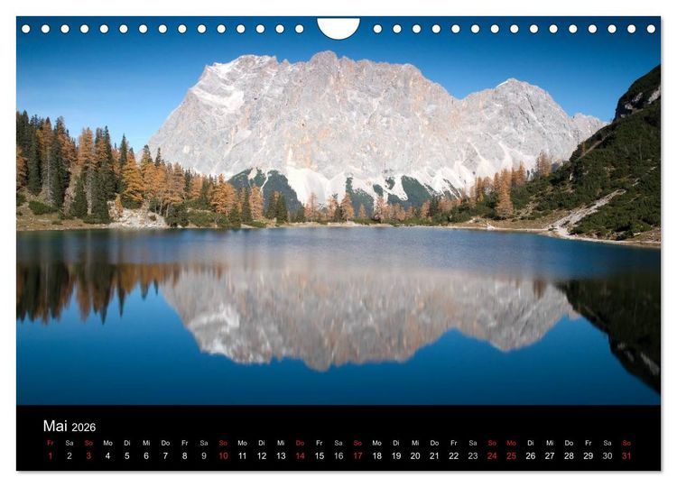Produktbild: Berge, T&auml;ler & Seen (Wandkalender 2026 DIN A4 quer), CALVENDO Monatskalender