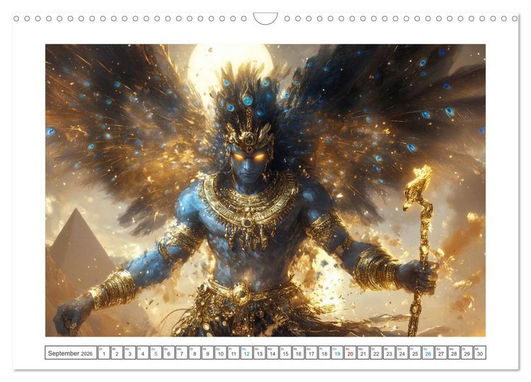Produktbild: Die G&ouml;tter des Nils (Wandkalender 2026 DIN A3 quer), CALVENDO Monatskalender