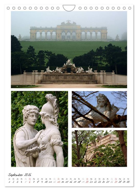 Produktbild: Schloss Sch&ouml;nbrunn im Wandel der Jahreszeiten (Wandkalender 2026 DIN A4 hoch), CALVENDO Monatskalender