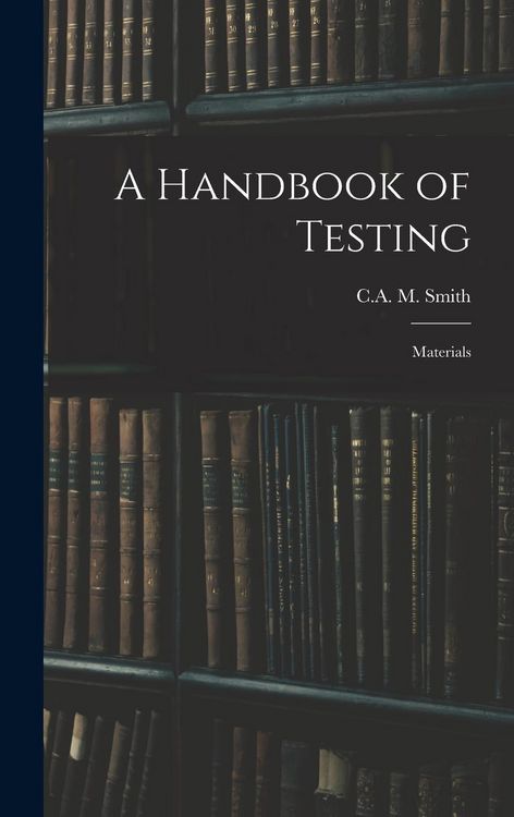 Produktbild: A Handbook of Testing
