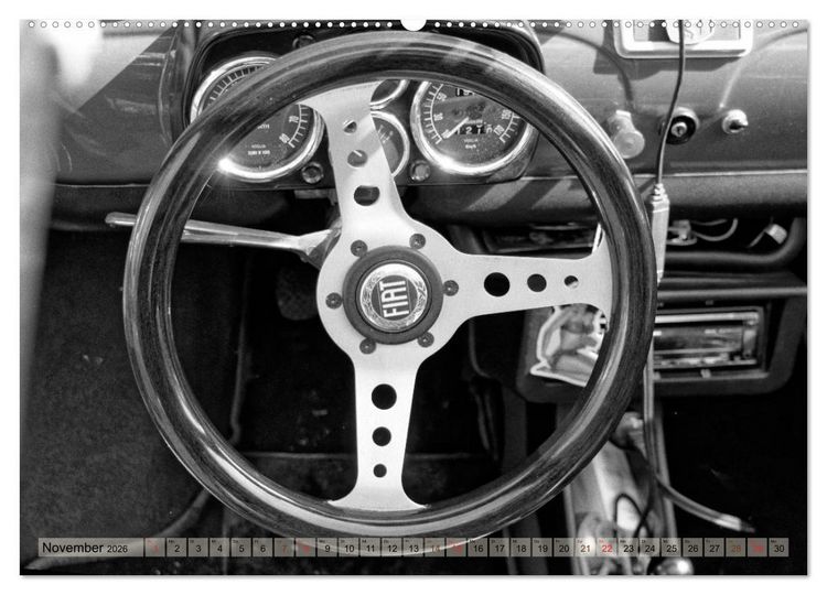 Produktbild: il Cinquecento - Details im Fokus - im Look eines legend&auml;ren Analogfilms (Wandkalender 2026 DIN A2 quer), CALVENDO Monatskalender