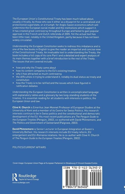 Produktbild: Understanding the European Constitution