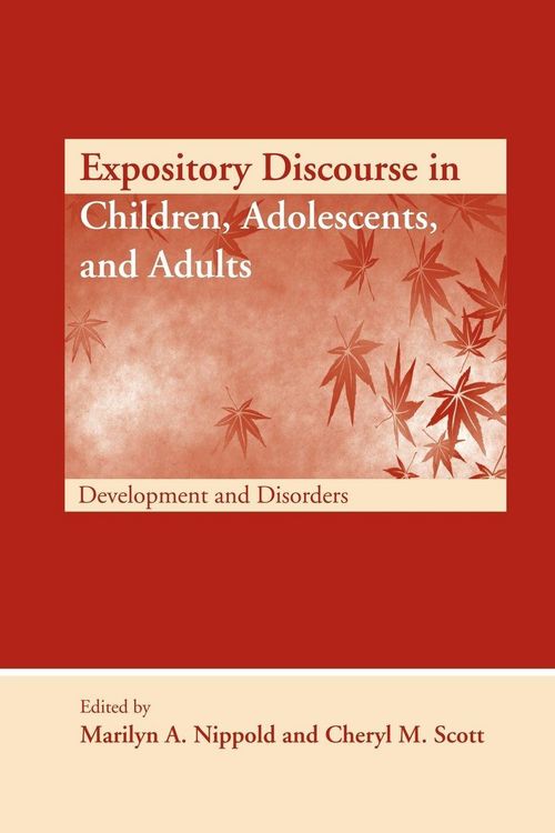 Produktbild: Expository Discourse in Children, Adolescents, and Adults
