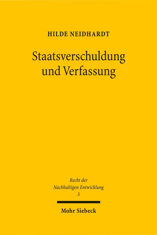 Produktbild: Staatsverschuldung und Verfassung