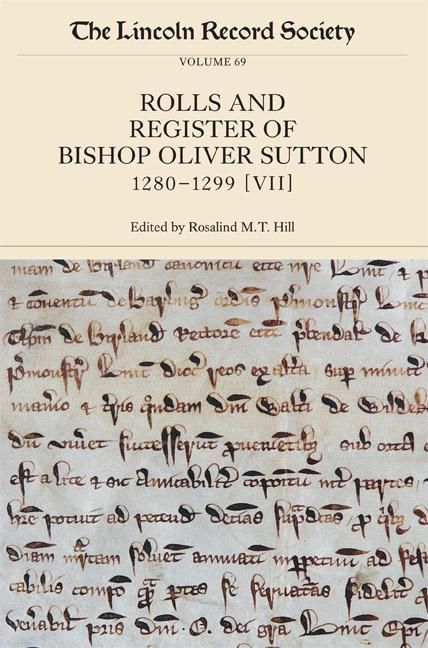 Produktbild: The Rolls and Register of Bishop Oliver Sutton, 1280-1299