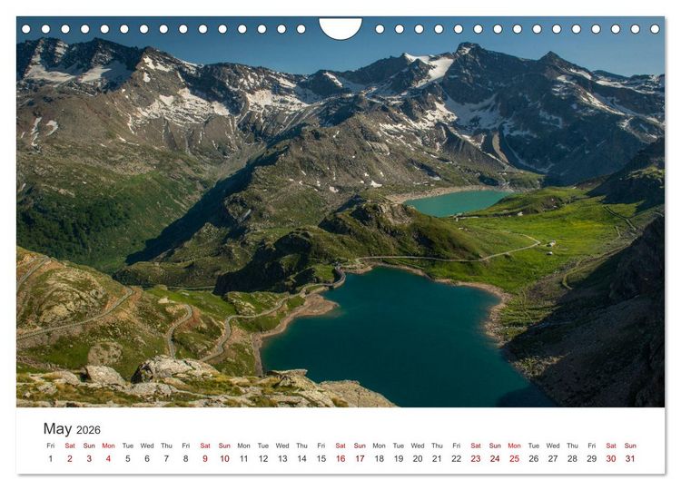 Produktbild: Aosta Valley and its nature (Wall Calendar 2026 DIN A4 landscape), CALVENDO 12 Month Wall Calendar