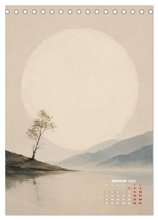 Produktbild: Stille Formen (Tischkalender 2027 DIN A5 hoch), CALVENDO Monatskalender