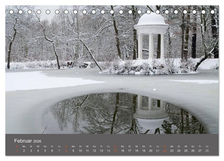 Produktbild: Leipzig - Parks und Landschaften (Tischkalender 2026 DIN A5 quer), CALVENDO Monatskalender