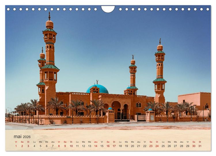 Produktbild: Arabie Saoudite - Royaume des fascinations (Calendrier mural 2026 DIN A4 vertical), CALVENDO calendrier mensuel