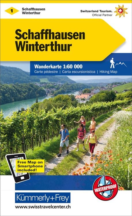 Bild vom Artikel KuF Schweiz Wanderkarte 1 Schaffhausen - Winterthur vom Autor 