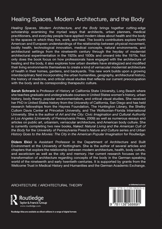 Produktbild: Healing Spaces, Modern Architecture, and the Body