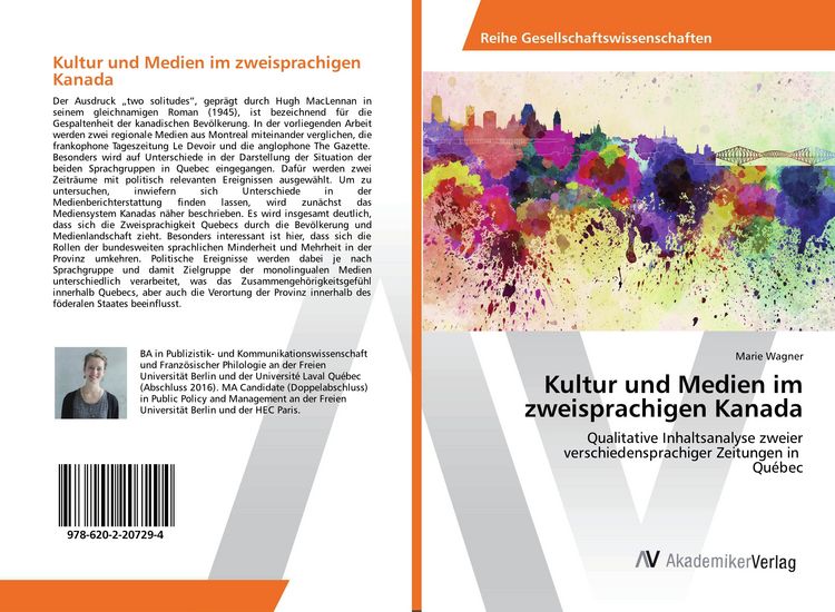 Produktbild: Kultur und Medien im zweisprachigen Kanada