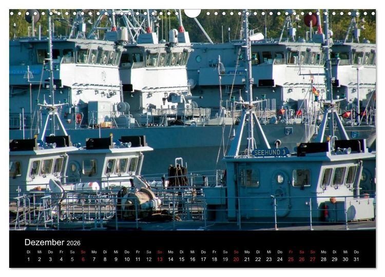 Produktbild: Marinest&uuml;tzpunkt Kiel (Wandkalender 2026 DIN A3 quer), CALVENDO Monatskalender