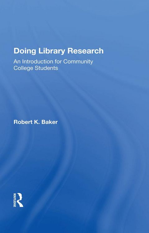 Produktbild: Doing Library Research