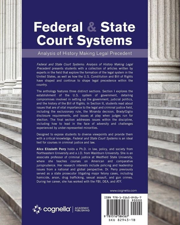 Produktbild: Federal and State Court Systems
