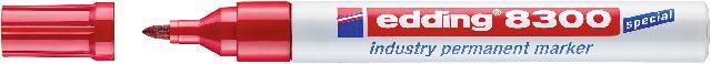 Produktbild: EDDING&reg; Permanent Marker 8300 Industry, rot