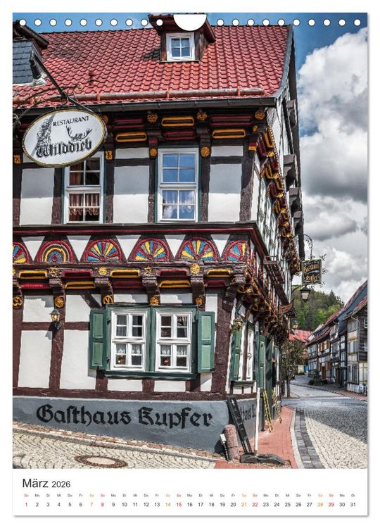 Produktbild: Stolberg im S&uuml;dharz (Wandkalender 2026 DIN A4 hoch), CALVENDO Monatskalender