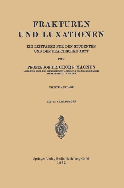 Produktbild: Frakturen und Luxationen