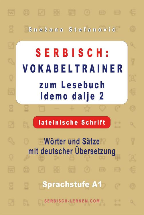 Produktbild: Serbisch: Vokabeltrainer zum Lesebuch "Idemo dalje 2" - lateinische Schrift