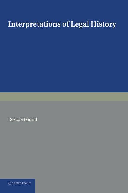 Produktbild: Interpretations of Legal History