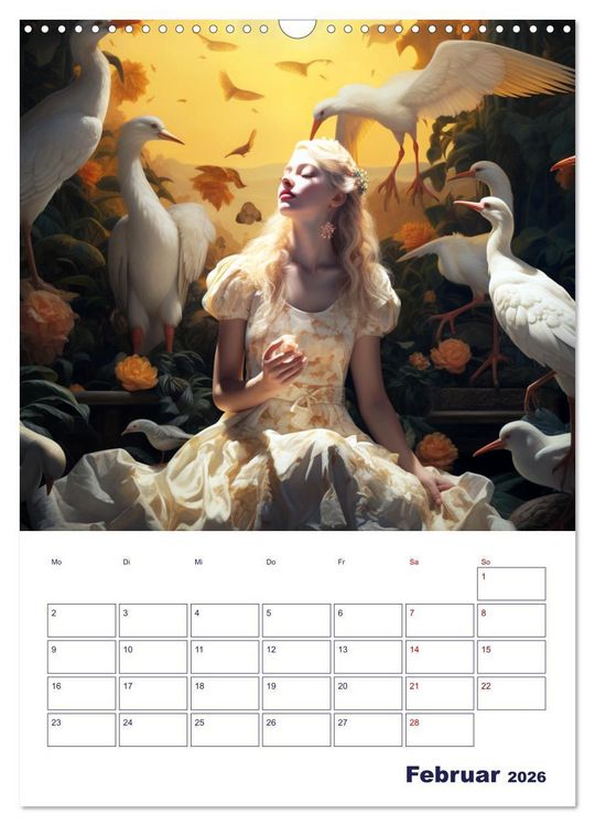 Produktbild: Die lebhafte Jahreszeiten! (Wandkalender 2026 DIN A3 hoch), CALVENDO Monatskalender