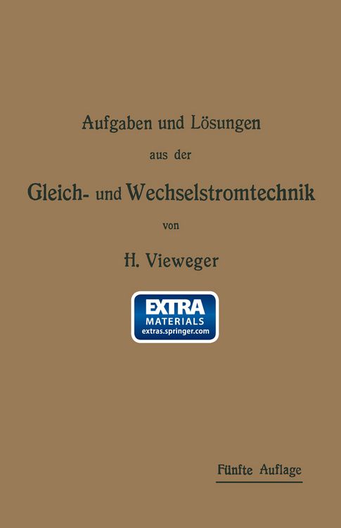 Produktbild: Aufgaben und L&ouml;sungen aus der Gleich- und Wechselstromtechnik