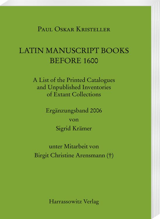 Produktbild: Latin Manuscript Books before 1600