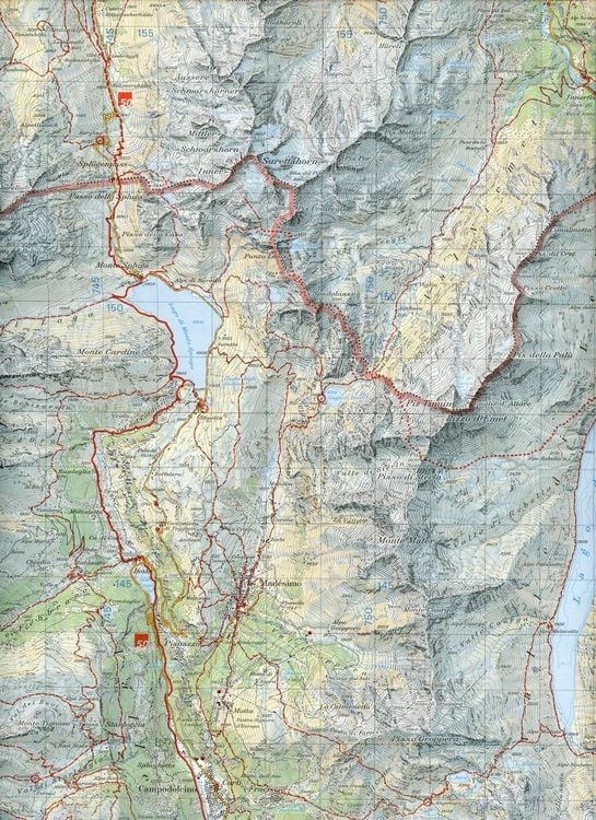 Produktbild: 267T San Bernardino Wanderkarte