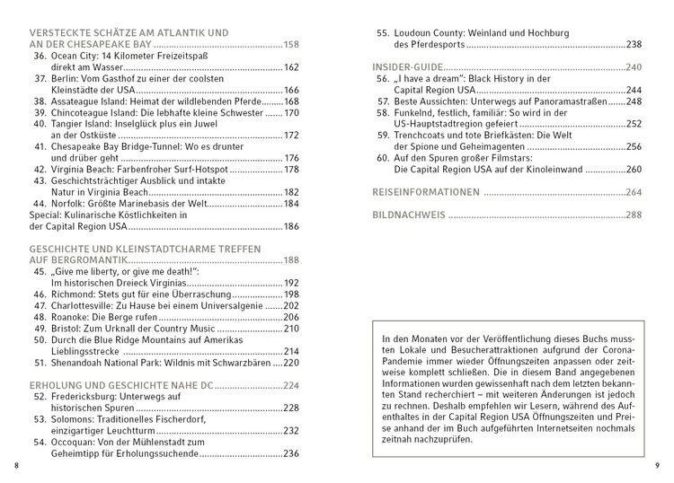 Produktbild: USA - Capital Region TravelGuide