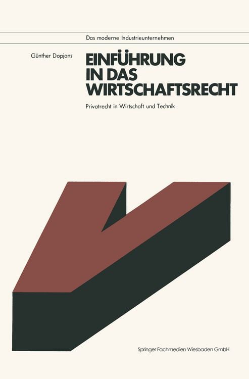 Produktbild: Einf&uuml;hrung in das Wirtschaftsrecht