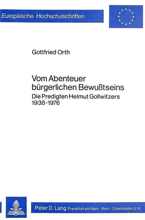 Produktbild: Vom Abenteuer b&uuml;rgerlichen Bewusstseins