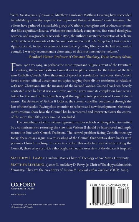 Produktbild: The Reception of Vatican II