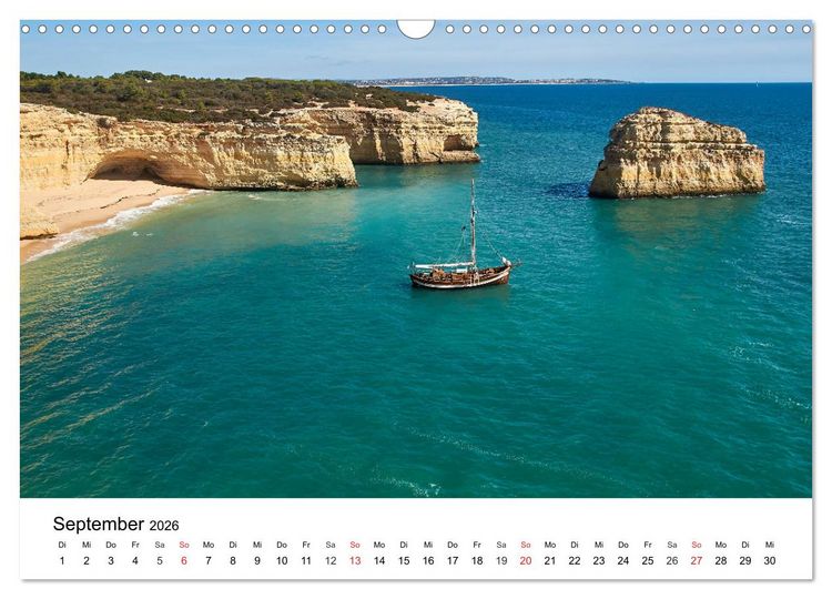 Produktbild: Europas einzigartige K&uuml;sten (Wandkalender 2026 DIN A3 quer), CALVENDO Monatskalender