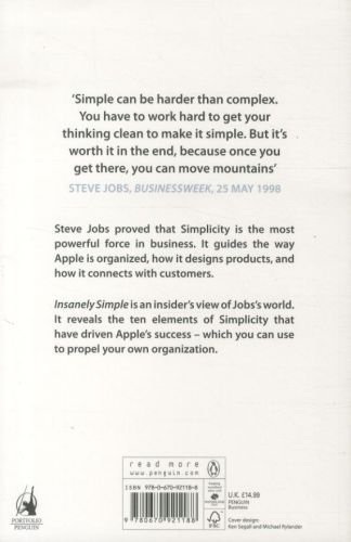 Produktbild: Insanely Simple. The Obsession That Drives Apple's Success