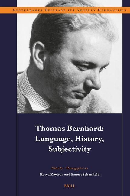 Produktbild: Thomas Bernhard: Language, History, Subjectivity