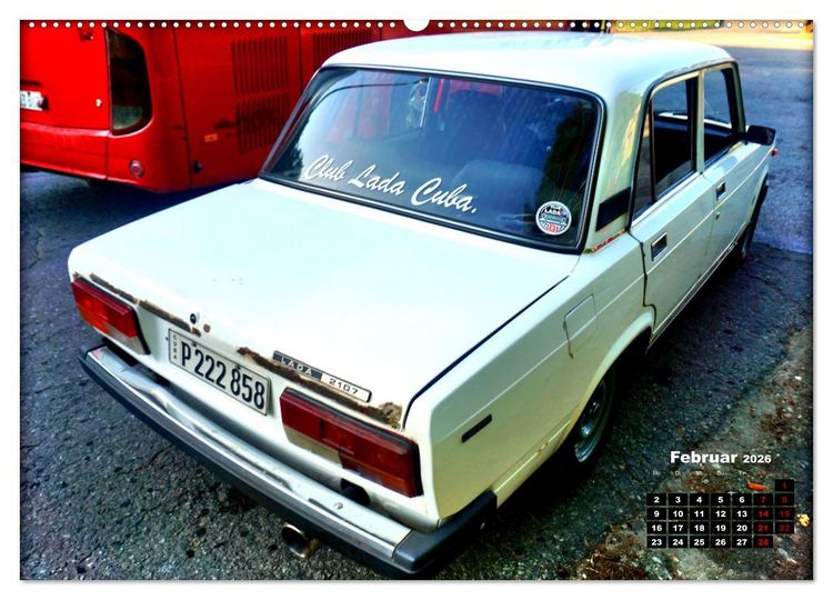 Produktbild: LADA-2107 - Die Auto-Ikone der UdSSR (Wandkalender 2026 DIN A2 quer), CALVENDO Monatskalender