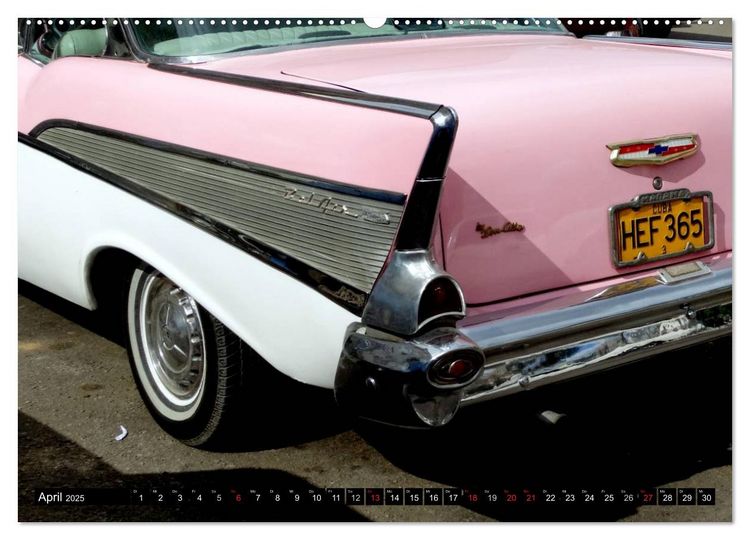 Produktbild: Auto-Legenden Chevrolet Bel Air (hochwertiger Premium Wandkalender 2025 DIN A2 quer), Kunstdruck in Hochglanz