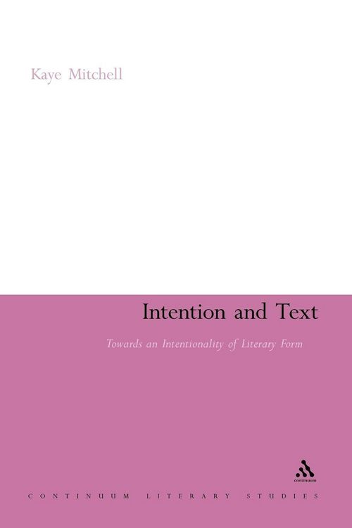 Produktbild: Intention and Text