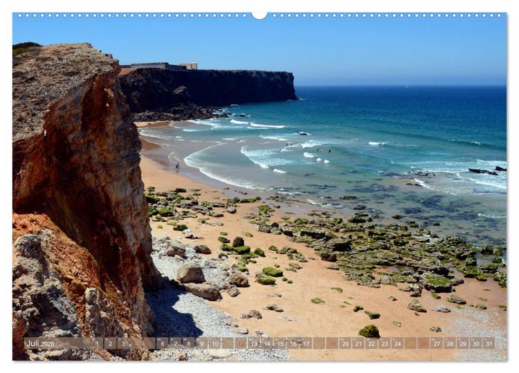 Produktbild: Costa Vicentina (Wandkalender 2026 DIN A2 quer), CALVENDO Monatskalender