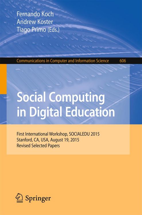 Produktbild: Social Computing in Digital Education