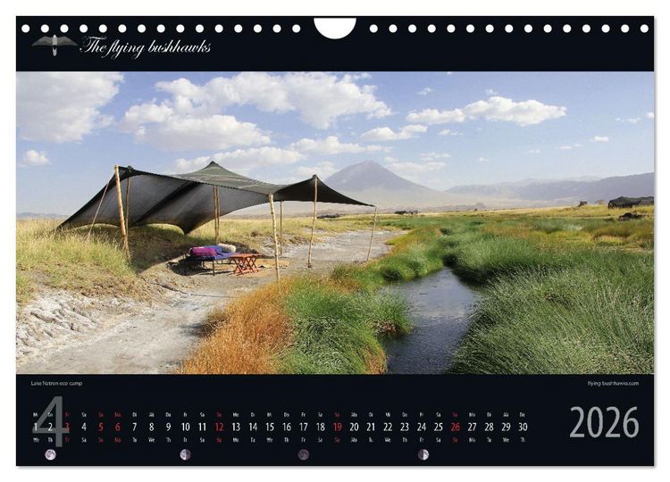 Produktbild: Tansania Blickwinkel 2026 (Wandkalender 2026 DIN A4 quer), CALVENDO Monatskalender