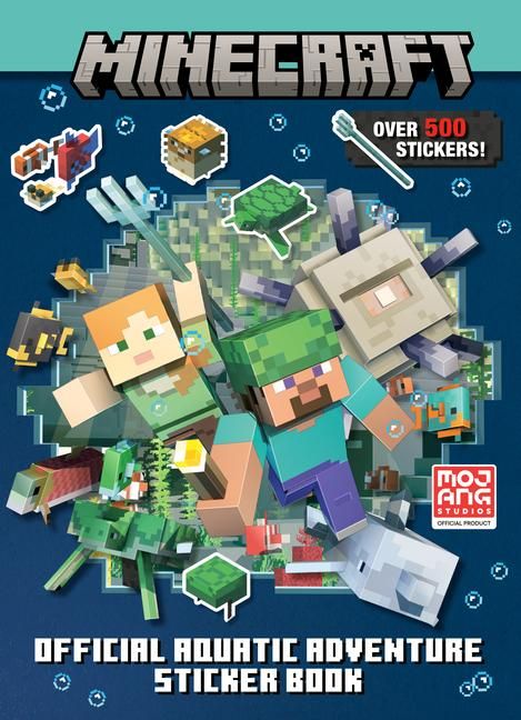 Produktbild: Minecraft Official Aquatic Adventure Sticker Book (Minecraft)