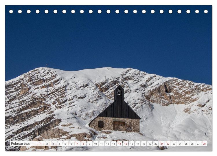 Produktbild: Urlaub in der Zugspitz Region (Tischkalender 2026 DIN A5 quer), CALVENDO Monatskalender