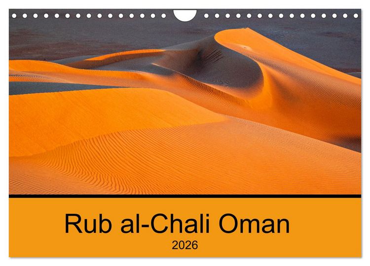 Produktbild: Rub al-Chali Oman (Wandkalender 2026 DIN A4 quer), CALVENDO Monatskalender