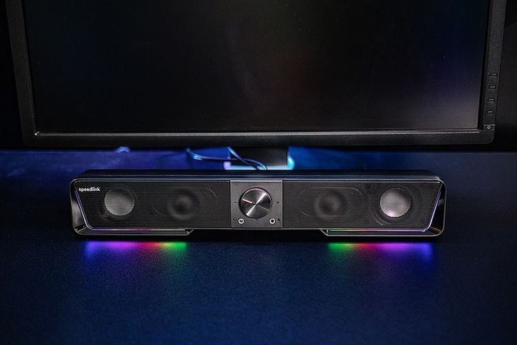 Produktbild: SPEEDLINK GRAVITY RGB Stereo Soundbar, black