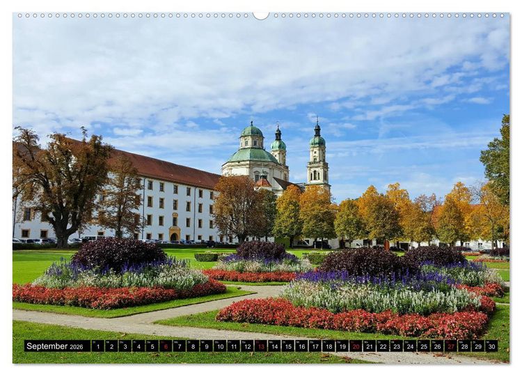 Produktbild: Kempten im Allg&auml;u, die &auml;lteste Stadt Deutschlands (hochwertiger Premium Wandkalender 2026 DIN A2 quer), Kunstdruck in Hochglanz
